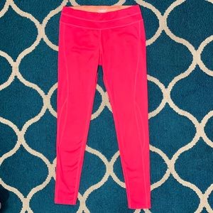 BNWT: Layer 8-Neon Red Athletic Leggings, size M